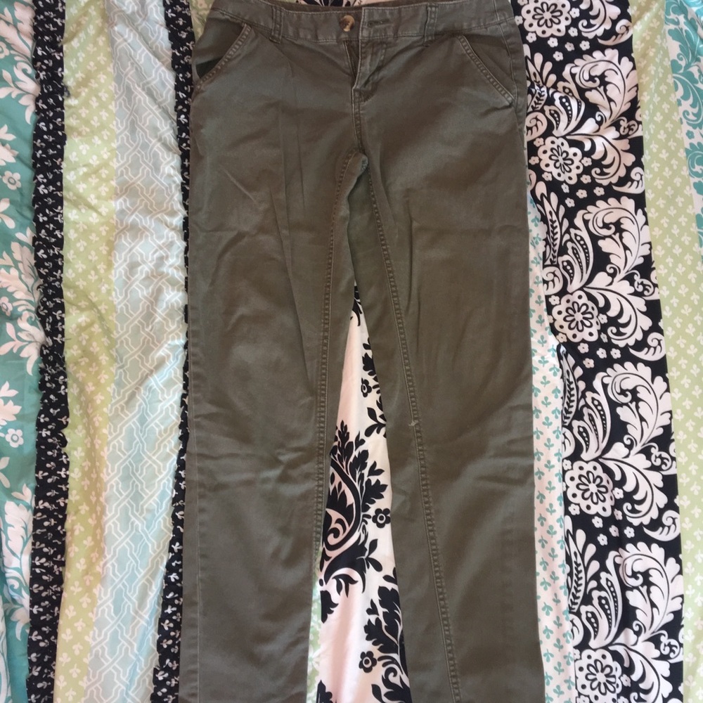Olive Green skinny Jeans